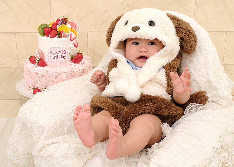 ハーフバースデー撮影