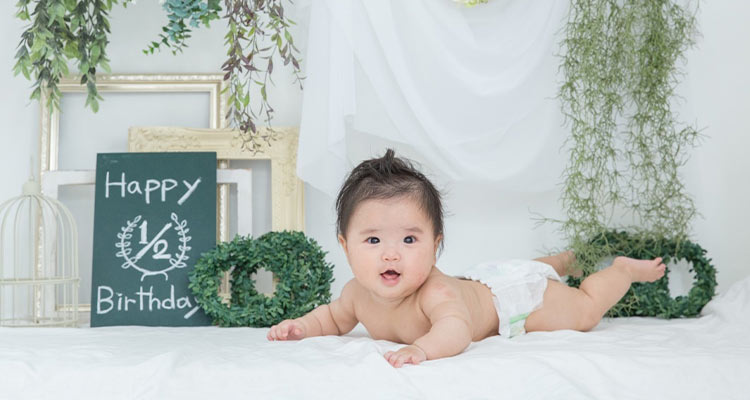 ハーフバースデーの写真をたくさん残そう|おすすめアイデア