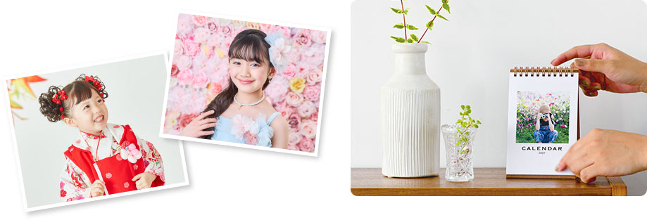 お気に入りの写真をカレンダーにイメージ画像