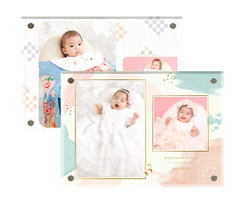 クリスタルハーフ(2カット)×2